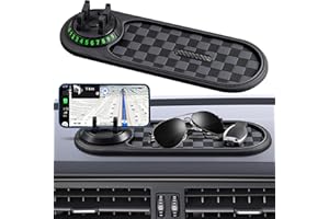 ‎PQKL-PARTY Multifunction Car Anti-Slip Mat, Antirutschmatte Auto, PQKL-party Antirutschmatte Auto Armaturenbrett, Silikon-Matte Telefonpad für Autodekorationen, Brillen, Handys Verwendet