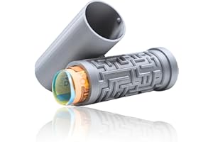 Labyrinthbox für Geld | Geschenkbox für Kleinigkeiten - Kreatives Geldgeschenk für Geburtstag, Weihnachten, Männer & Frauen | Cryptex Puzzlebox Geschenkverpackung für Geldscheine & Münzen (Silber)