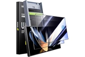 WSKEN do Samsung Galaxy S24 Ultra ochrona prywatności szkło hartowane [ochrona przed pyłem 24°] [zero pęcherzyków] [automatyczne usuwanie kurzu] [obsługa odblokowania odcisków palców] 9H Flim 6,8" 5G