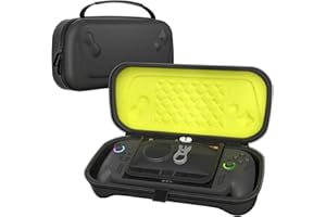 ProCase Tasche für 2025 ASUS Rog Xbox Ally / Rog Xbox Ally X, Hart Rutschfestes Schutzhülle Reisetasche für Konsole und Zubehör -Schwarz