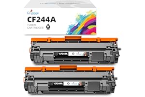 Q-image 44A CF244A Toner per HP 44A CF244A per HP Laserjet Pro MFP M28w M28a M15w M15a (2 Nero)