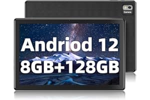 SGIN Tablette 10,1 Pouces Android 11, 8 Go de RAM 128 Go de ROM (256 Go Extensible), 1280 * 800 HD IPS, Octa-Core Jusqu'à 1,6 GHz, 5MP+8MP Telecamera, Batterie 6000mAh, 2.4G / 5G WiFi, GPS