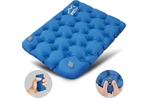 ‎ONTYZZ ONTYZZ Sitzkissen Aufblasbares Sitzpolsters Tragbares Stadion-Sitzkissen für Bleicher Stuhlauflagen Wasserdicht Ultraleicht Outdoor Sitzmatte Bürostühle Gartenstuhl Konzerte Camping Sitzunterlage