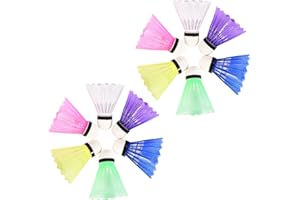 FORMIZON Volantes Bádminton, 24 Piezas Bádminton de Colorido, Bola de Bádminton con Estabilidad Shuttlecock y Durabilidad para Actividades Deportivas al Aire Libre y en Interiores
