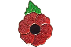 LEVVIYE Red Poppy Badges and Pins Battle Of The Somme Remembrance Day Brooch Flowers