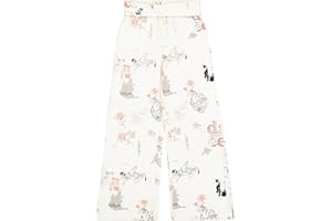 Champion Legacy Emotional Dance G (405017) - Ultra-light Soft Compact Fleece (240gr) Floral Wide Leg - Spodnie dresowe Dziewczynki