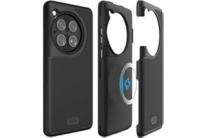 TUDIA MergeGrip Magsafe Kompatybilne etui na telefon do OnePlus 12 5G 2024 - klasa wojskowa, przetestowane upadkiem, dwuwarstwowe, odporne na wstrząsy, antypoślizgowe, wytrzymałe i ochronne etui