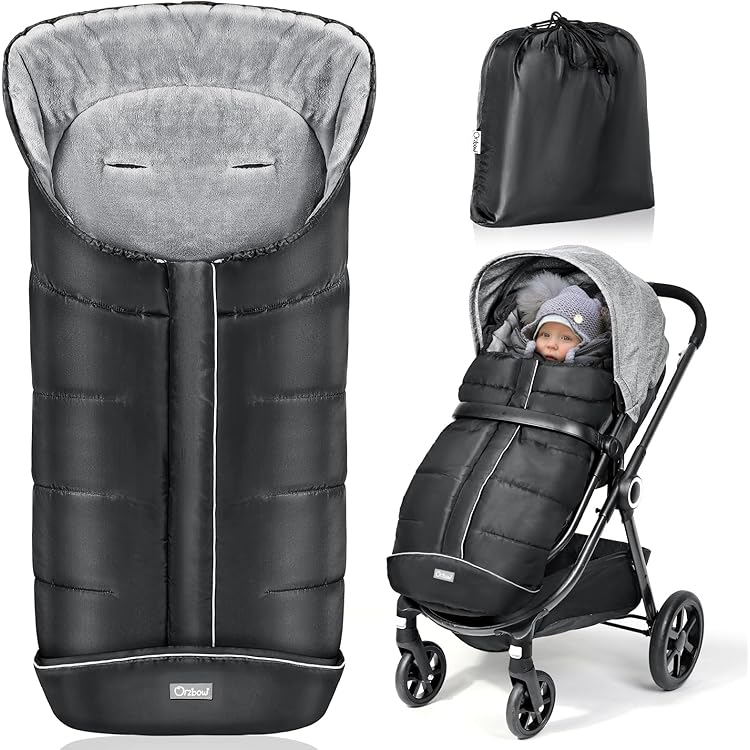 Poussette Siège Auto Chancelière Universelle Bébé - Nid D'ange Polaire Poussette Hiver Sac Couchage Bébé Universel
