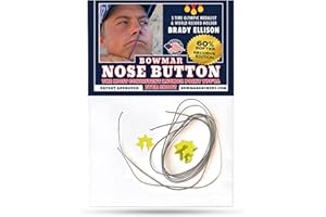Bowmar Archery Nose Button Recurve Edition, Extremely Light Weight, Creates Consistent Anchor Point, Two Sizes Included