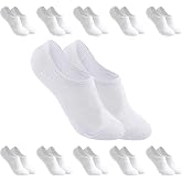 David Benjamin Unisex 10&rsquo;lu Premium Kutulu Pamuk Sneaker &Ccedil;orap Patik &Ccedil;orap - Nefes Alabilen, Kaymaz, Dikişsiz - Kadın &amp; Erkek