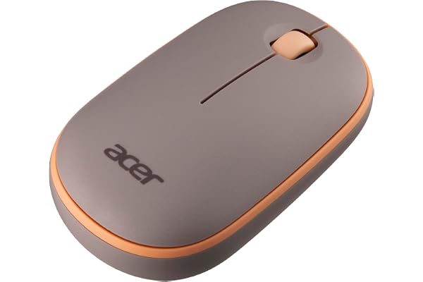 Acer Bubble Wireless Mouse AMR100 | 2.4GHz Silent Click | 1600 DPI | Ergonomic | AA Battery | Win8/10/11 | Compact Lightweigh