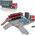 MICRO MACHINES Optimus Prime Hauler PLAYSET - Converting Playset with Eight Unique Actions Zones and Exclusive Autobot Corvette