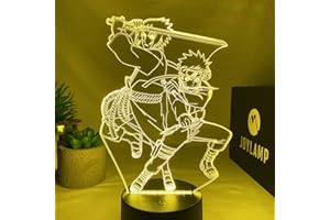 JoyLamp Naruto x Sasuke - Lampada Naruto collezione ufficiale x Naruto 16 colori + telecomando + confezione Naruto - Lampada Naruto 3D Manga