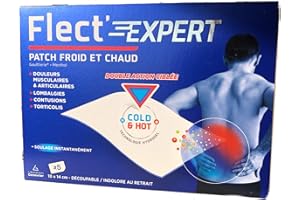 LABORATOIRES GENEVRIER Flect' EXPERT Patch Froid e Chaud - Gaultherie Menthol - cold Hot - Lot de 2 Boites de 5 patchs(2)
