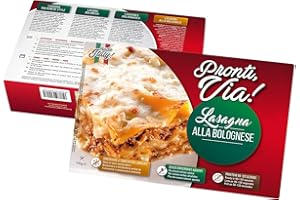 TRADIZIONE ITALIANA GUSTO IN CUCINA 100% NATURALE PRONTI VIA LASAGNA, il Piacere della Cucina Tradizionale Italiana, Piatti Pronti, Confezionato per la Tua Comodità (300 g (Confezione da 4), vegetariana)
