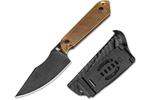 Kizer Harpoon Mini EDC Messer Feststehende Klinge und Scheide, Jagdmesser mit 3V-Stahlklinge, PEI-Griff, Outdoor Messer für Camping, Wandern, Survival 1040S5