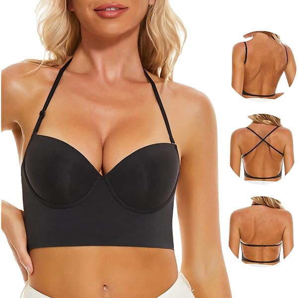 Soutien Gorge Dos Nu Invisible Chocolat - SPORTS DE GLACE France