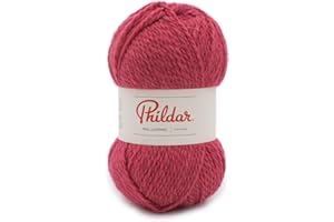 Phildar - Pelote de Laine Phil LOOPING de 49g - Laine à Tricoter - 80% Acrylique,20% Laine - Aiguille n°6 - Couleur Bengale