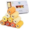 Simthread All Purpose Sewing Thread, 10 Spool 1000 Yards Each Bobbin ...