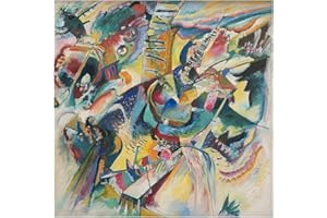 Legendarte - Cuadro Lienzo, Impresión Digital - Improvisación, Gorge - Wassily Kandinsky - Decoración Pared cm. 50x50