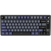 Hawk Gaming HK255 Membrane LCD RGB Kablosuz/Bluetooth%75 T&uuml;rk&ccedil;e Gaming Klavye (Siyah Gri)