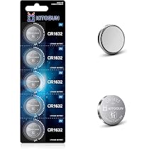10 Batterie CR1632 Al Litio 3V Per Fotocamere, Telecomandi E Orologi, Lunga Durata
