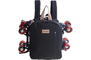 JajaHoho Roller skates bags for Women Men, Multi-functional Sports Backpack for Rollerskates, Ice skates, Inline skates