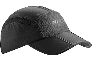 CEP - Atmungsaktive Laufkappe, Faltbare Kappe mit Sonnenschutz und flexiblen Schirm für effektiven Schutz vor UV-Strahlung