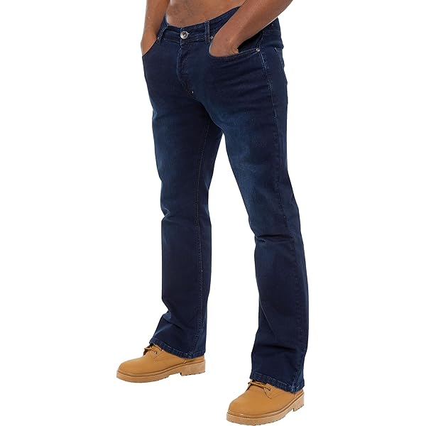 989Zé ENZO Mens Denim Jeans EZD390 Designer Cotton Dungarees Overalls Heavy Duty Waist Sizes 30 50 Lsw 36 R