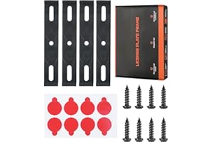 T TAKONE TAKONE Kennzeichenhalterung Rahmenlos – Unsichtbarer Kennzeichenhalter 4 Stück Set Für 2 Kennzeichen, Wetterfest, EU-Kompatibel 110mm