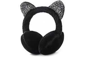 SEYUFN Ohrenschützer für Mädchen, Ohrwärmer aus weichem Plüsch, für Kinder, verstellbare Ohrenschützer, für den Außenbereich, warm, Winter