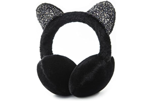 SEYUFN Cache-oreilles Filles Chauffe Oreilles en Peluche Douce pour Enfants Couvre-oreilles Réglables Jolis Cache-oreilles d'Extérieur Cache-Oreilles Chaud Hiver