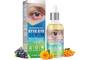 SINBRON Stye Eye Relief Serum & Eyelid Drops for Blepharitis & Chalazion | Natural Fast-Acting Cleanser for Lash Line & Eye Skin | Gentle Formula, 30ml