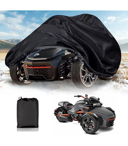 Copertura ULTRAGARD 4 Per Can Am Spyder F3 – Poliestere Rivestito In PU – Con Tasche Per Parabrezza E Schienale – Custodia Inclusa - copertina