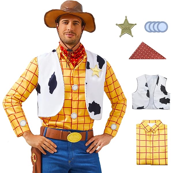 Adult Jessie Costume Dress Women Woody Costume Sleeveless Cowgirl Mini | INDIA - View #5