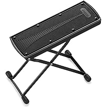 Support De Jambe Réglable Pour Guitare/ukulélé - Aluminium Avec Ventouses, Hauteur 0-9 Cm, Angle ±30°