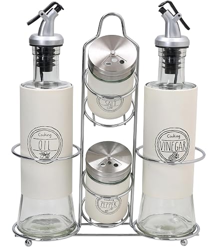 Porta Bottiglie Ilsa ILS640050 In Acciaio Inox Per Bottiglie Olio E Aceto Quadrate, 25 Cl - 3