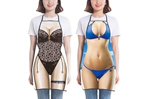 ASGENS Drôle Tablier Grill Barbecue Tablier pour Hommes,Tabliers de Barbecue de Chef de Cuisine Cadeau D'anniversaire de Noël pour Mari, Femme, Papa, Maman, Amis