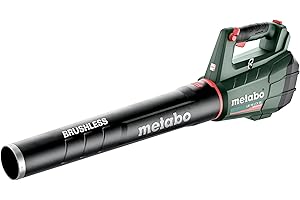 Metabo akumulatorowa dmuchawa do liści LB 18 LTX BL – 601607850 – 18 V – Cicha dmuchawa z mocnym silnikiem i stałą siłą nadmuchu – Bez akumulatora i ładowarki