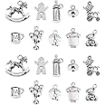 DanLingJewelry Assorted Theme Tibetan Festival Charms Christmas Halloween Charms for Earring Necklace Jewellery Making