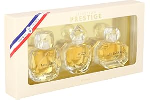 CHARRIER PARFUMS Selection Prestige - Coffret cadeau de 3 Eaux de Parfum miniatures, total 30 ml