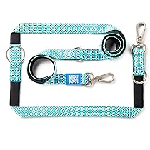 Guinzaglio Multifunzione Max & Molly 2m | Con 2 Moschettoni | Tracolla Imbottita | Per Cani Cherry Bloom - Foto 5