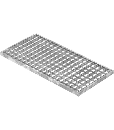 Grille Caillebotis Galvanisé GI-RO - Maille 30/10 - Dimensions 700x1000x30 Mm - Neuf