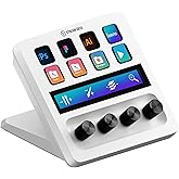 Elgato Stream Deck + White, ses mikseri, canlı &uuml;retim ve st&uuml;dyo denetleyicisi, i&ccedil;erik oluşturucular, akış, oyun i&ccedil;in, &ouml;zelleş