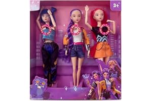 Lidary Rumi/Mira/Zoey Muñecas Musicales, 29 cm Muñecas Juego de 3 Piezas con Brazos y Piernas Articulados con Música, para como Regalo para Fans (A)