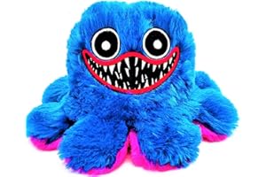 DEXTER Huggy wuggy plush toy Roblox Huggy Wuggy Plush Roblox Toys Poppy Playtime - Reversible Huggy wuggy Kissy missy Plush, rainbow friends Roblox Toys kissy missy plush Plushies Toys