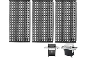 DCYOURHOME 17 inch Infrared Grill Grates for CharBroil G460-0500-W1 Performance Tru Infrared 3 Burner Grill Replacement Parts, Char-broil 463371116 463370919 463344116 463370015 463335115 463335014 Parts, 3 PCS