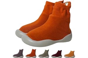 OUTFIT SPRING Scarpe Calzini Antiscivolo Bambino Bambina, Scarpe Primi Passi Calze Antiscivolo Neonato, Suola Morbida Pantofole Bambini Maglia Scarpe Calzino con Cartone Animato 6-36 Mesi