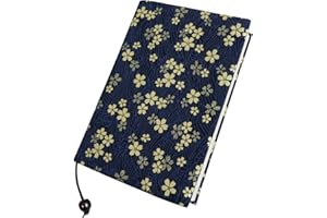MAMUNU A5 Cloth Book Sleeve Covers, Washable Reusable Decorative Book Cover Protector for Hardcover Paperback Notebook Textbooks, Soft Fabric Books Sleeve for Classroom Reading Office Supplies