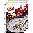 TASTY NIBBLES Ready to Eat Buffalo Meat STEW 200GM Pouch| Kerala Special | Open Heat & Eat | Non-Vegetarian | No Added Preservatives | Japanese Retort Technology 200GM Pouch [Pack of 3]